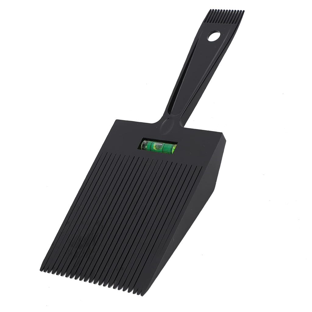 GBSCLOVER Flat Top Comb Board with Level Gauge, ABS Lightweight Cutting Comb with Level, Ergonomic Design hair guide Tool Easy to Use for Haircut, Clipper, Fading and Cutting Hair