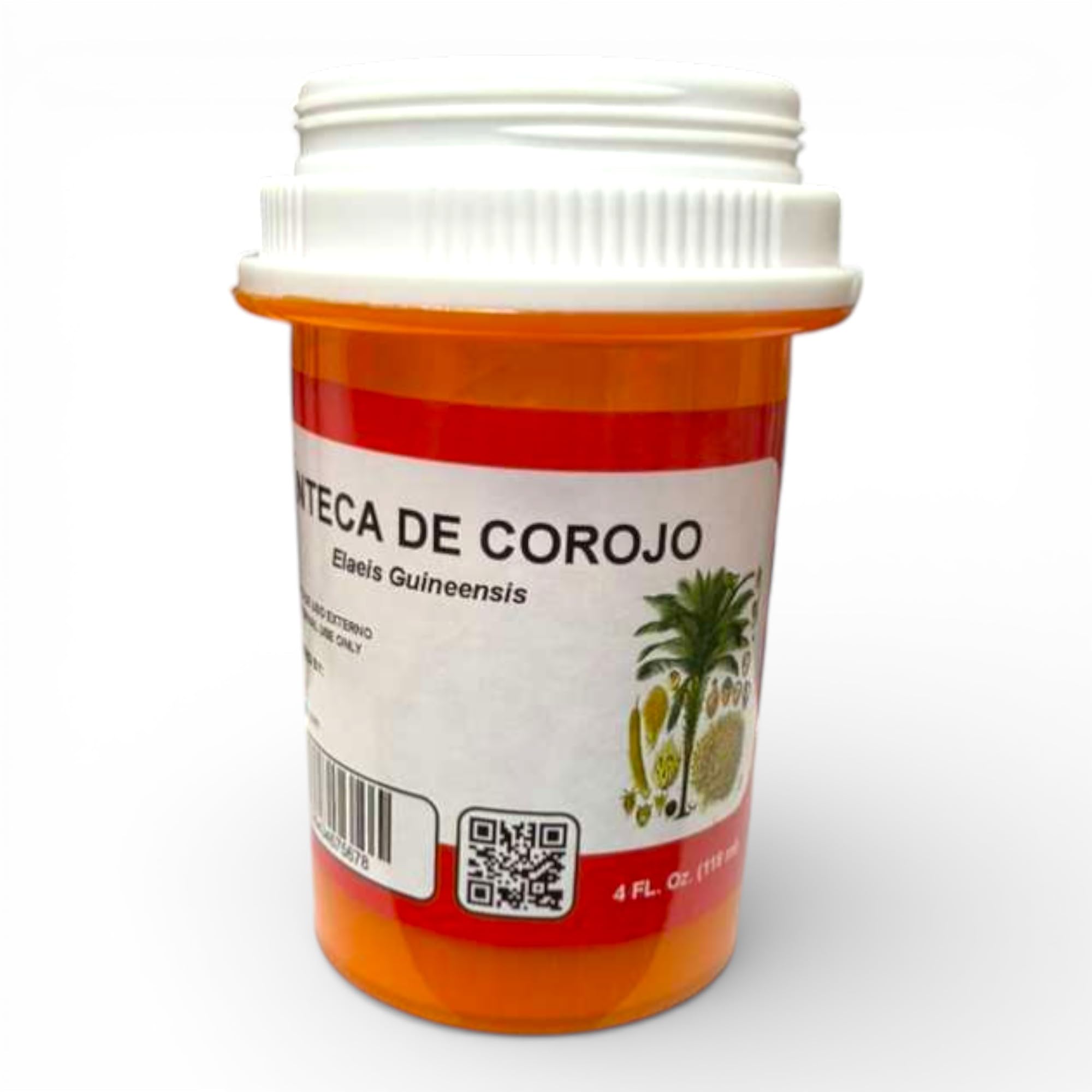 Manteca de Corojo 4 fl oz – Corojo Palm Oil for Santeria Ifa Orisha Rituals Spiritual Ceremonies Botanica Religious Supply External Use Only