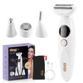 DSP 5-in-1 Ladies Grooming Kit IPX7 Waterproof for Eyebrow Nose Body Hair
