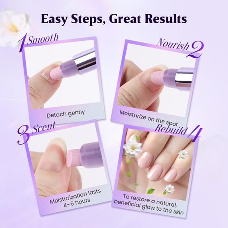 Skiennix 3-in-1 Cuticle Oil Pen - Nourishing Nail Care Tool with Ceramic Tip for Dry & Damaged Nails (1pc)