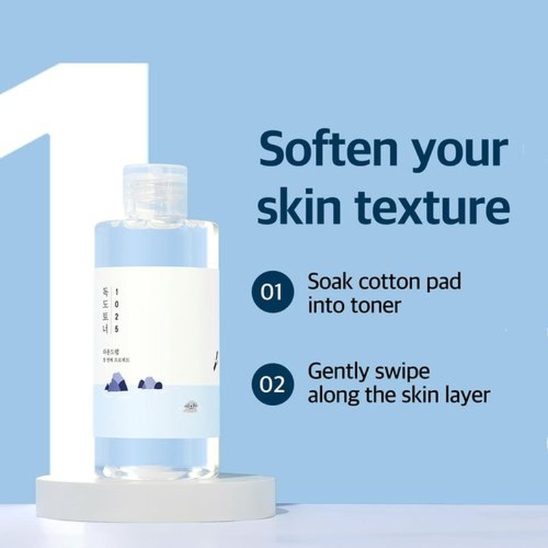 ROUND LAB Dokdo Toner/Exfoliating, Hydrating, Watery Type Toner (100ml)