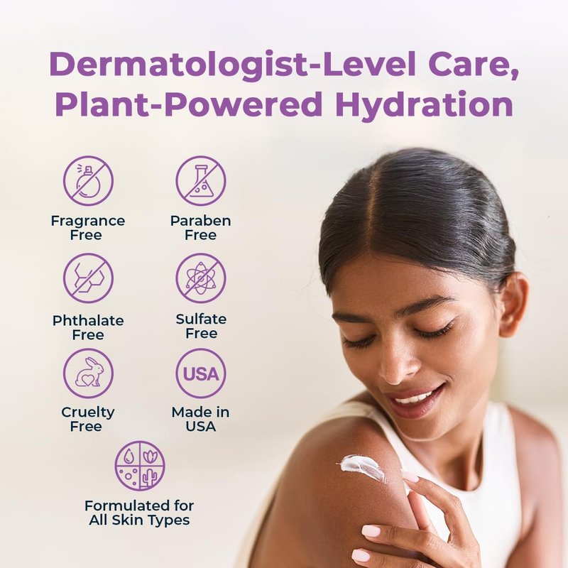 VitaMedica Hyaluronic Acid Body Moisturizer - Intense Hydration & Firming Lotion | Fragrance-Free, 18.25 fl oz