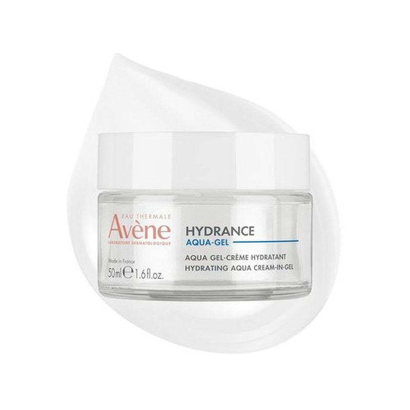 Avène Hydrance Aqua Cream-in-Gel - 24 Hour Hydration & Antioxidant Protection, Lightweight Formula