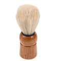 Hoement Retro Beard Brush with Handle 3.54In Compact Shaving Brush for Men S Beard Grooming Face Hair Foaming Travel Use