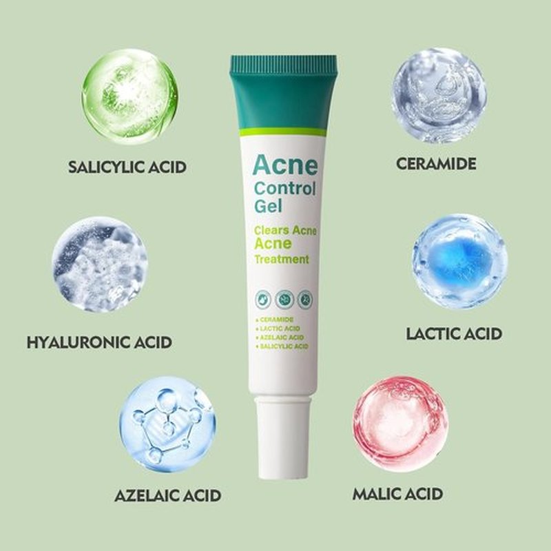 Azelaic Acid Serum 10% - Acne Treatment Gel with Salicylic Acid | Reduces Redness & Controls Breakouts - 1.7 oz