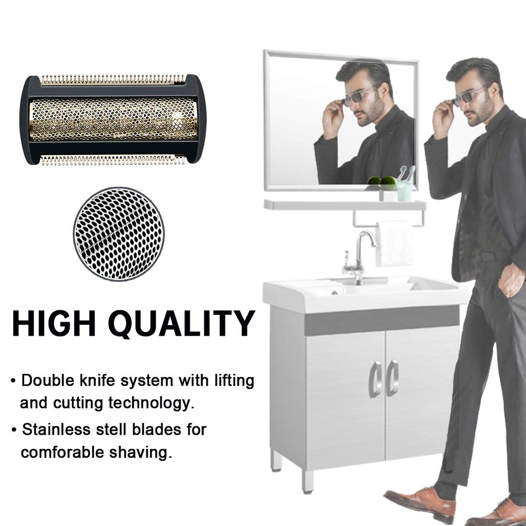 WuYan Replacement Shaver Foil Head for Philips, Trimmer Shaver Head Foil Replacement Compatible for Philips Bodygroom BG2024 BG2025 BG2026 BG2028 BG2036 BG2038 BG2040