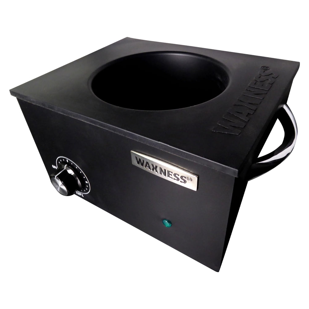 Waxness WN-6003 Elite-Series Large Professional Wax Heater Matte Black, 5.5 lb Capacity, Electronic Temperature Control, 300W, for Professional Use