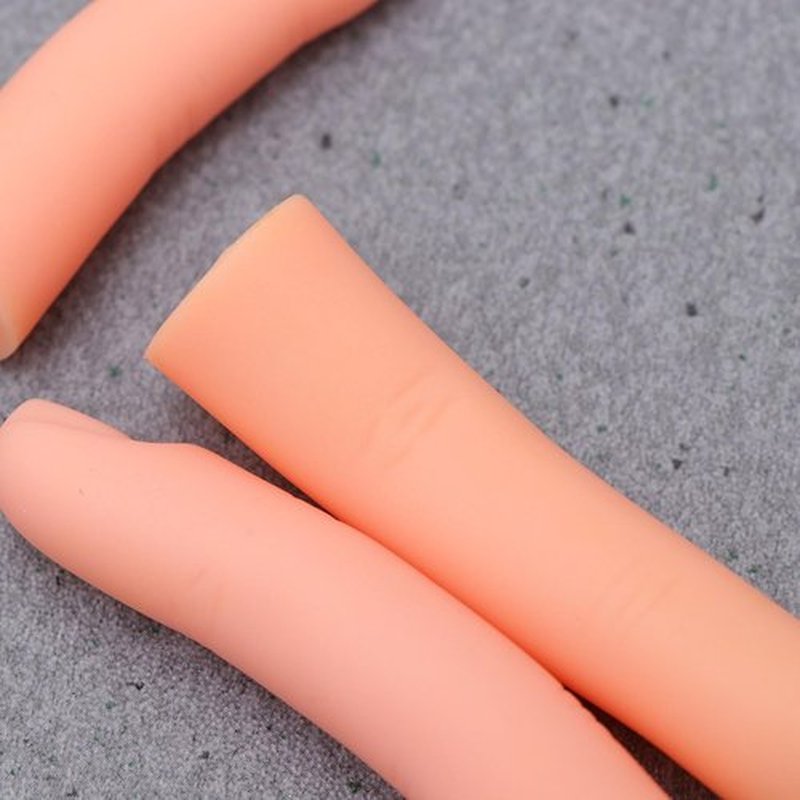 PLAFOPE Nail Art Practice False Finger Model 5Pcs Manicure Training Tool Bendable Fake Fingers for Acrylic Nails Diy Nail Art Beginners and Salon Use