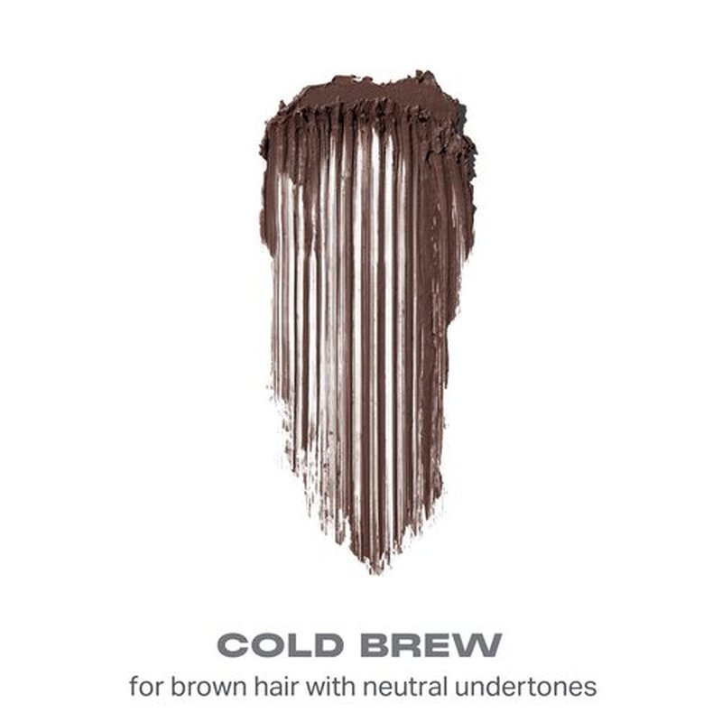 Morphe Brow Tease Eyebrow Gel Mousse - Volumizing Brow Gel to Tint, Thicken & Shape with 100% Natural Bamboo Fibers - Enriched with Conditioning Coffee Seed Oil - ColdBrew (0.16 fl oz)