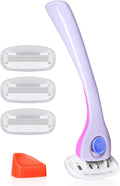 Billie Razors for Women Shave Kit – Women’s Razor + 4 x 5-Blade Razor Refills + Magnetic Holder – DreamPop,(Pack of 12)