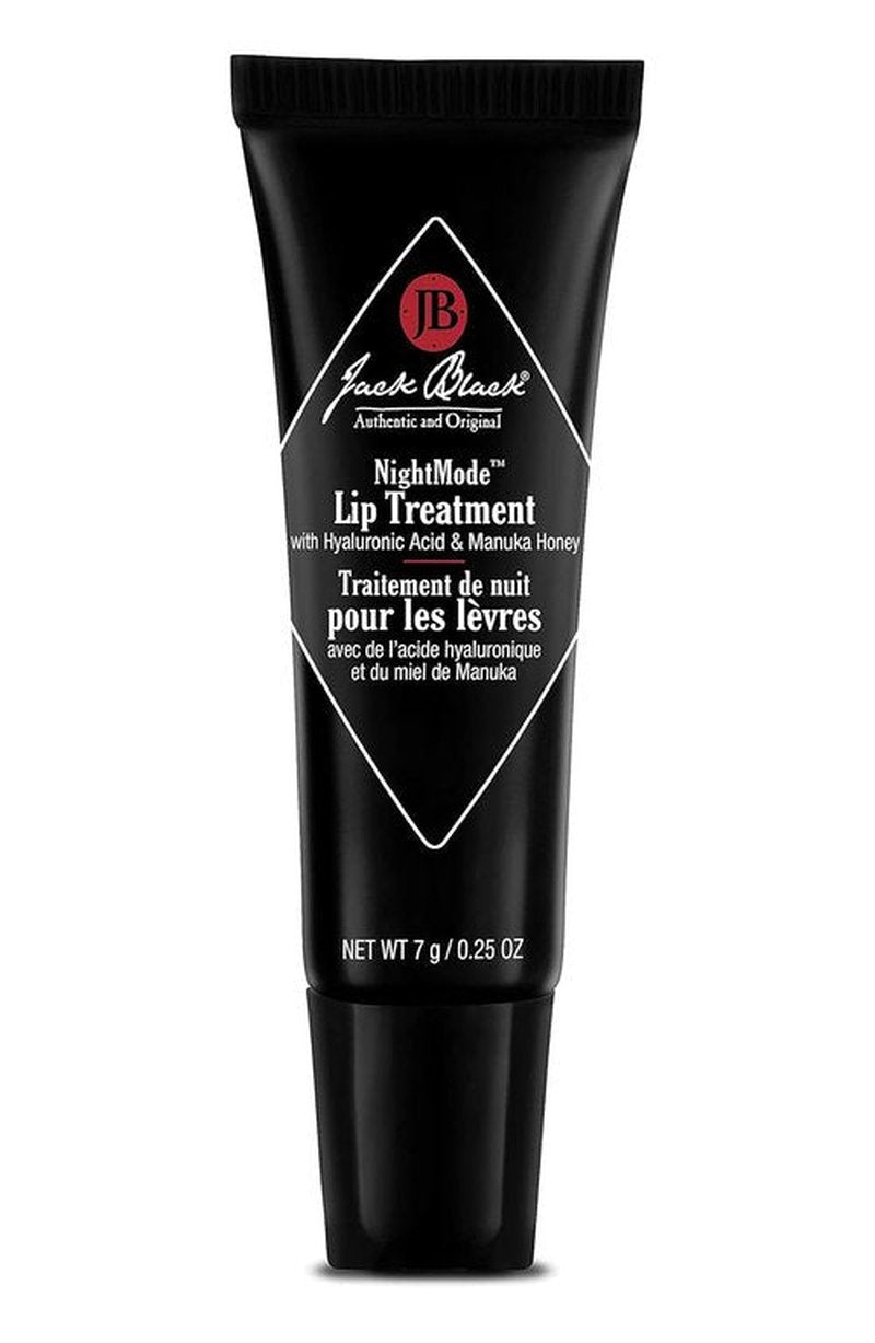 Jack Black NightMode Lip Treatment - Hydrating Overnight Lip Mask with Hyaluronic Acid | Moisturizer & Balm