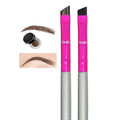 Skiennix Firm Eyebrow Brush Kit - Waterproof Pomade Applicator for Precise Brow Contouring | 2-Piece Set