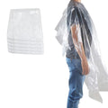 100pcs Disposable Hair Cutting Cape, Salon Barber Cape, Clear Apron Hairstylist, Waterproof Shampoo Capes for Hair Stylist Home Hairdressing, Hair Coloring, Perming