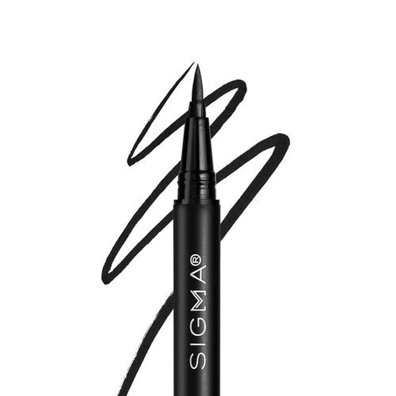 Sigma Beauty Liquid Pen Eyeliner - Wicked Black 0.01 oz for Precision and Long-Lasting Wear