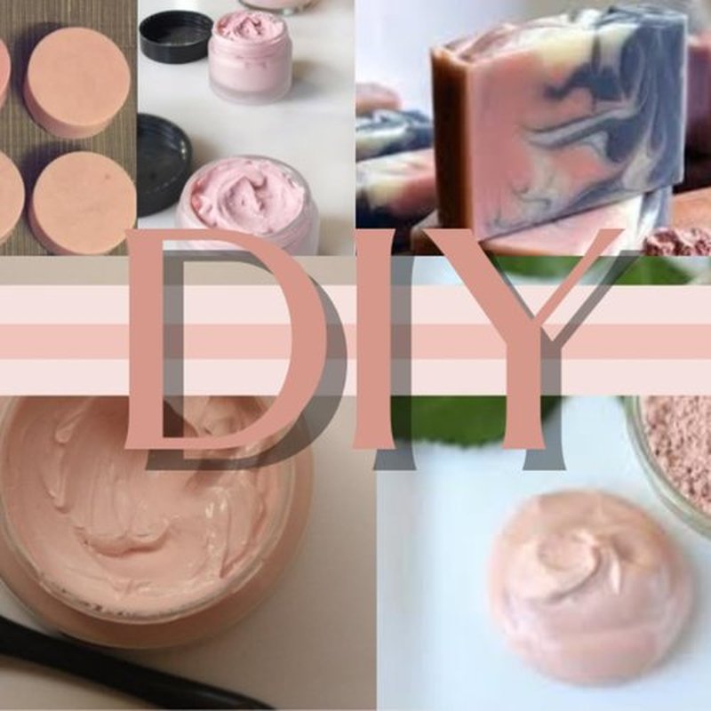 mGanna 100% Natural French Pink Clay Powder/Rose Clay (One Pound) for DIY Facial Masks, Creams, Soft Peels and Scrubs, and Soap Making 1 LB / 454 GMS