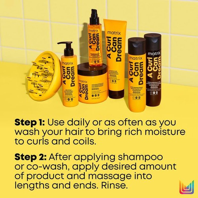 Matrix A Curl Can Dream Rich Mask - Hydrating Leave-In Treatment for Curly & Coily Hair | Sulfate & Paraben-Free