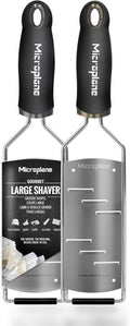 Microplane Gourmet Series Parmesan Cheese Shaver - Handheld Design in Sleek Black Finish