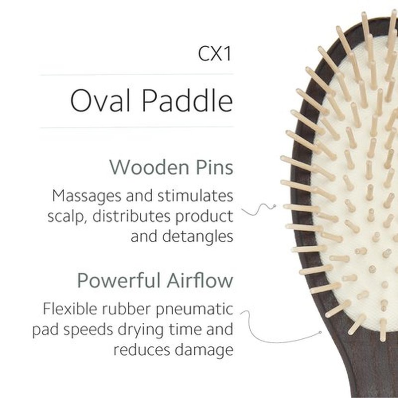 Ibiza Hair Professional CX Series Brushes - Round, Paddle & Oval Styles for Effortless Styling