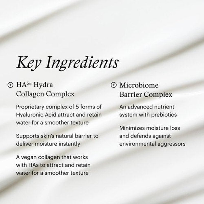 SkinMedica HA⁵ Hydra Collagen Water Burst Face Moisturizer with Vegan Collagen - Plumping Face Cream with Microbiome Barrier Complex for 24-Hour Hydration - Helps Replenish Dry, Dull Skin (1.7 Fl Oz)