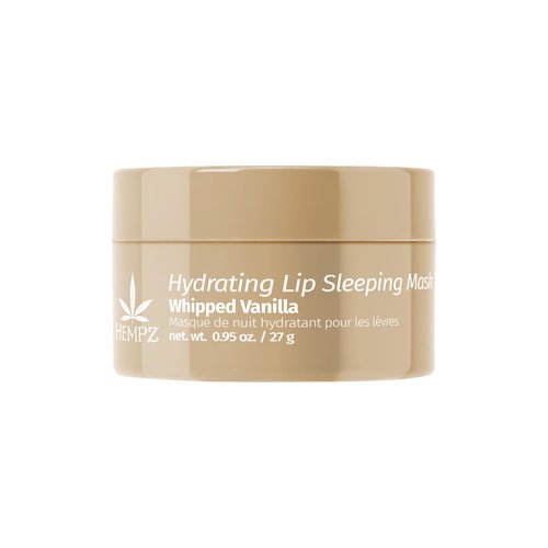Hempz Hydrating Lip Sleeping Mask - Whipped Vanilla (.95 Oz.) | Overnight Hydrating Lip Balm for Dry Lips, Lip Repair, Chapped Lip Treatment & Nourishment for Women