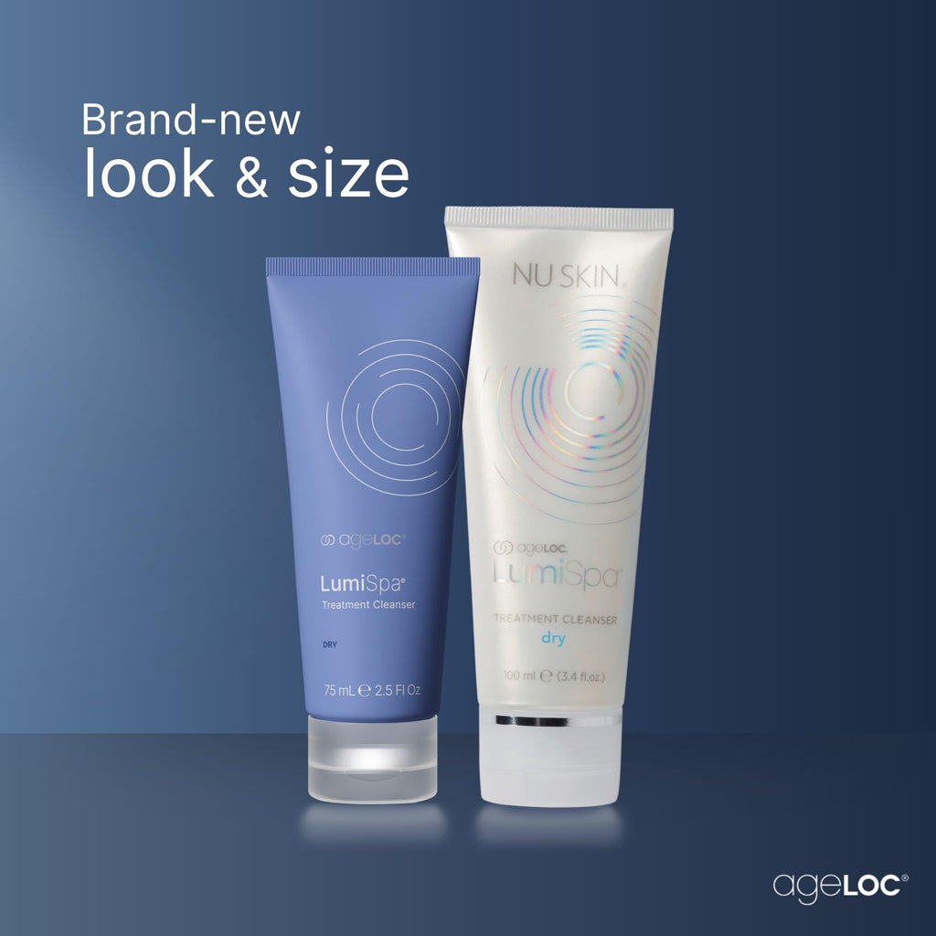 Nu Skin ageLOC LumiSpa Treatment Cleanser | Dry Skin | Cushions and Gently Cleanses for Soft, Supple Skin | Enhanced LumiSpa Performance | Infused with ageLOC Technology | 2.5 fl oz