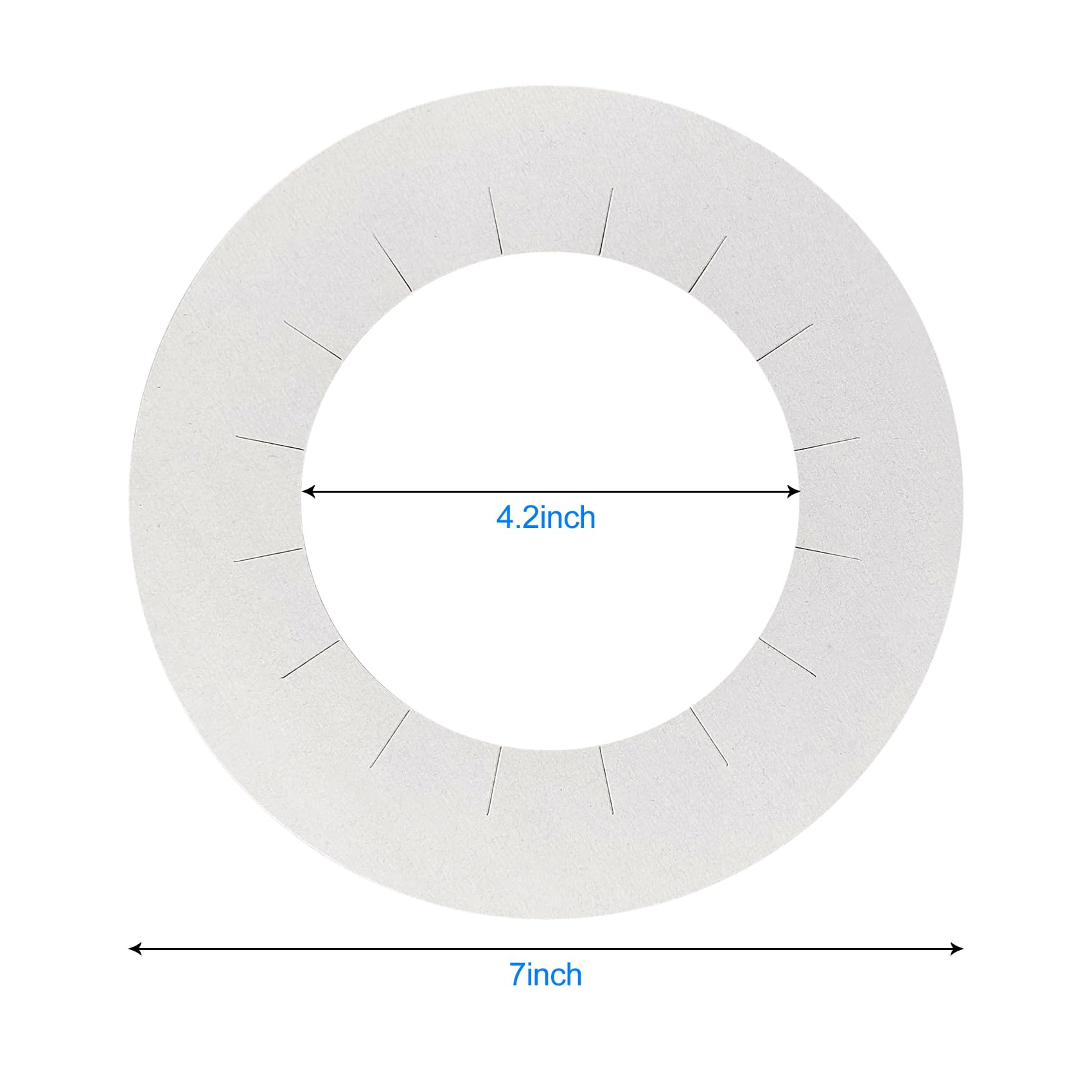 30 Pieces Clean Collars for Wax Warmer, Wax Universal Protective Collors for Wax Can, Waxing Supplies (White, 30 Pack)