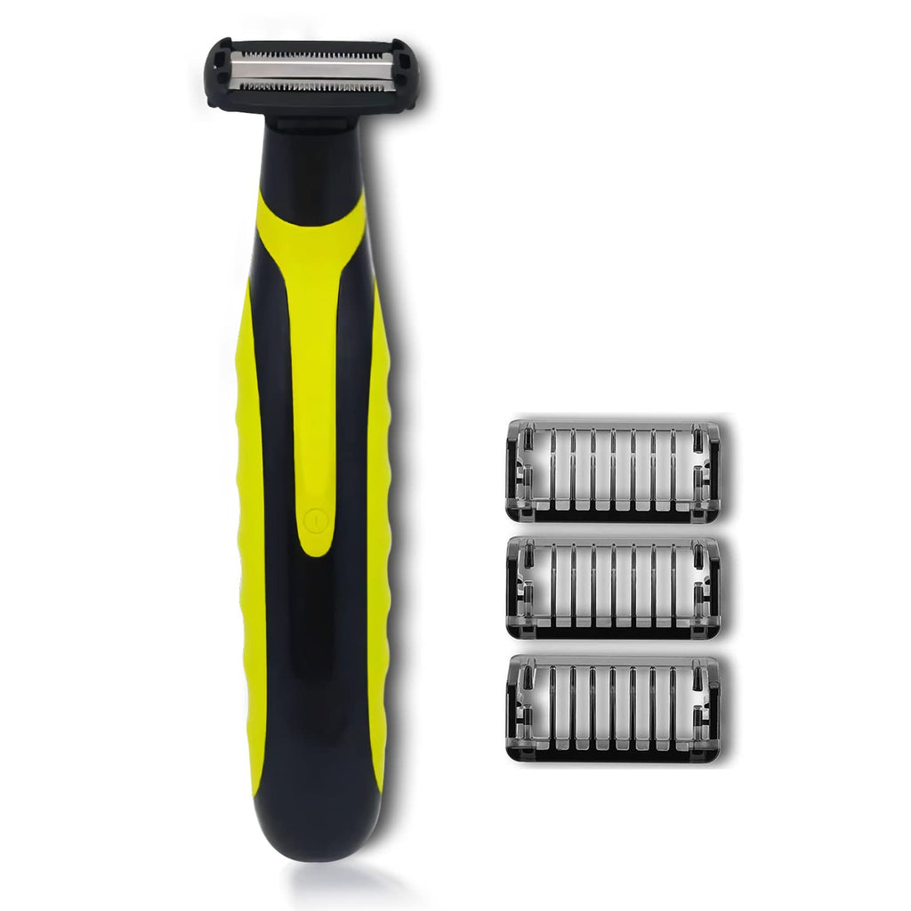 LINMEI Men's Electric Trimmer USB Rechargeable Shaving Razor Portable Close Face Shaver Painless Waterproof Wet Dry Shaver for Face Hair and Beard Style