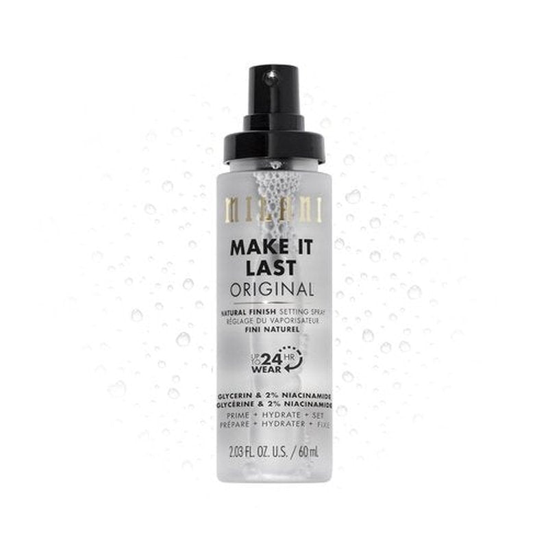 Milani Make It Last Setting Spray - 24-Hour Wear Makeup Sealer & Primer, Cruelty-Free Vegan Mist, 2.03 Fl. Oz