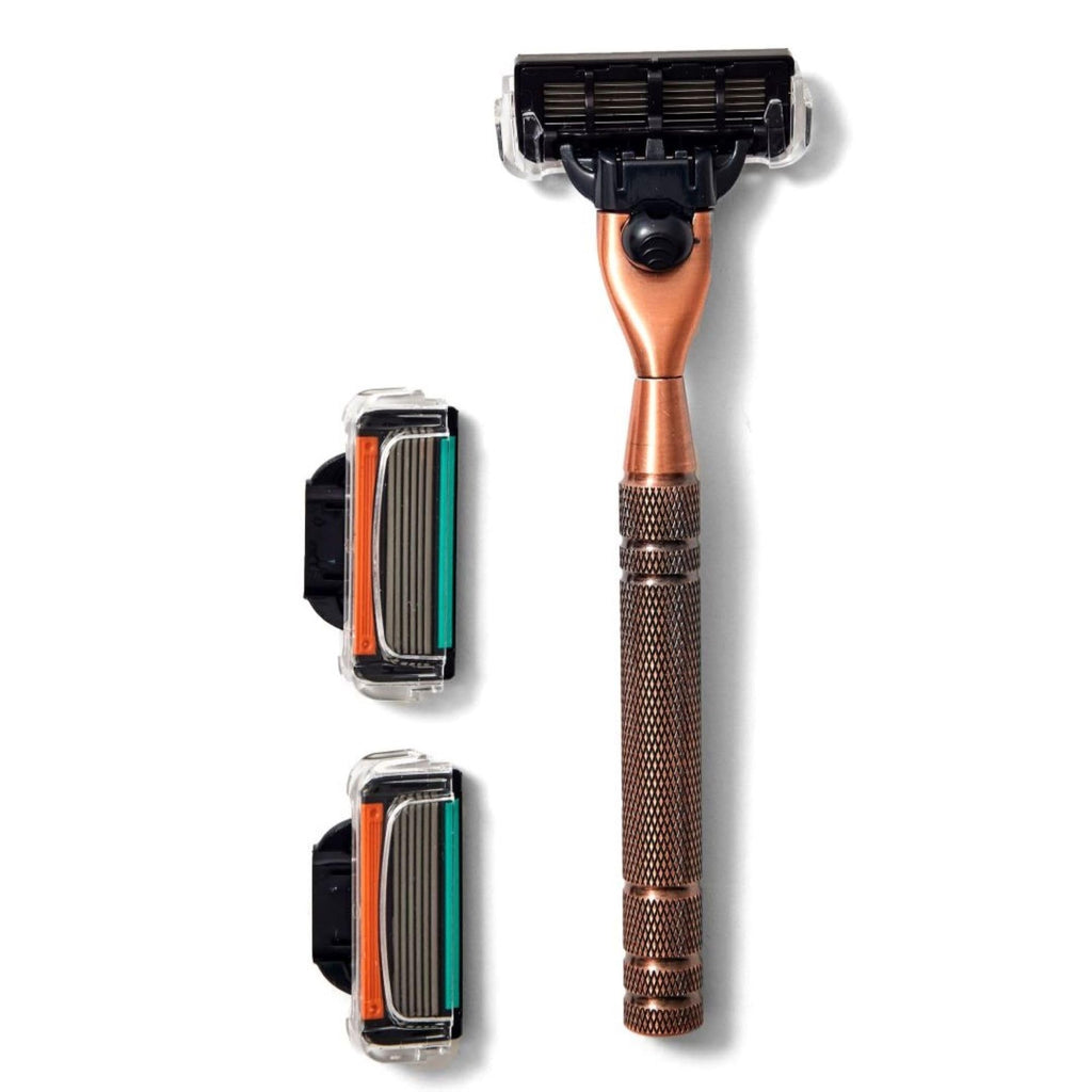 Jack the Barber 6 Blade Razor Kit with Metal Handle