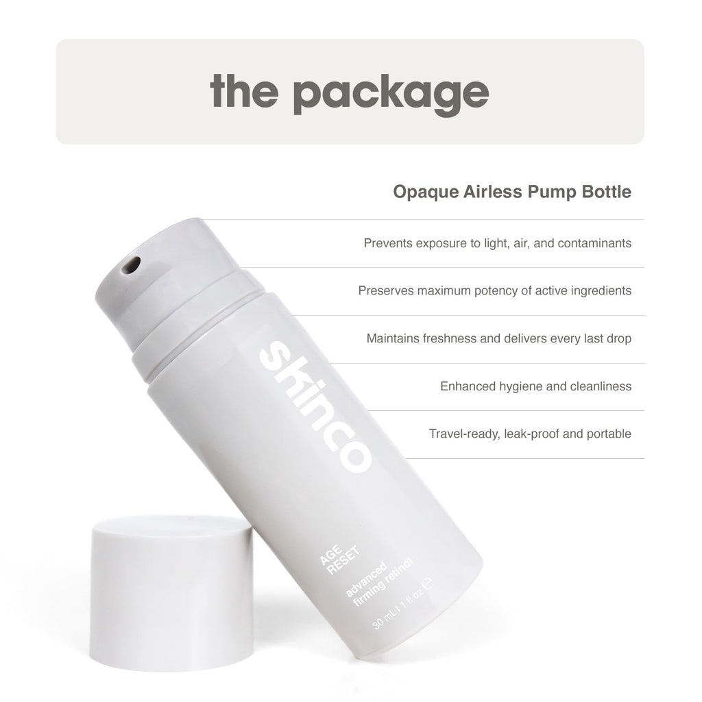 Skinco Age Reset Advanced Retinol Serum – Professional Strength Formula with Hyaluronic Acid, Vitamin E & Botanical Extracts | Smooths Fine Lines, Firms & Brightens Skin (1 fl oz)