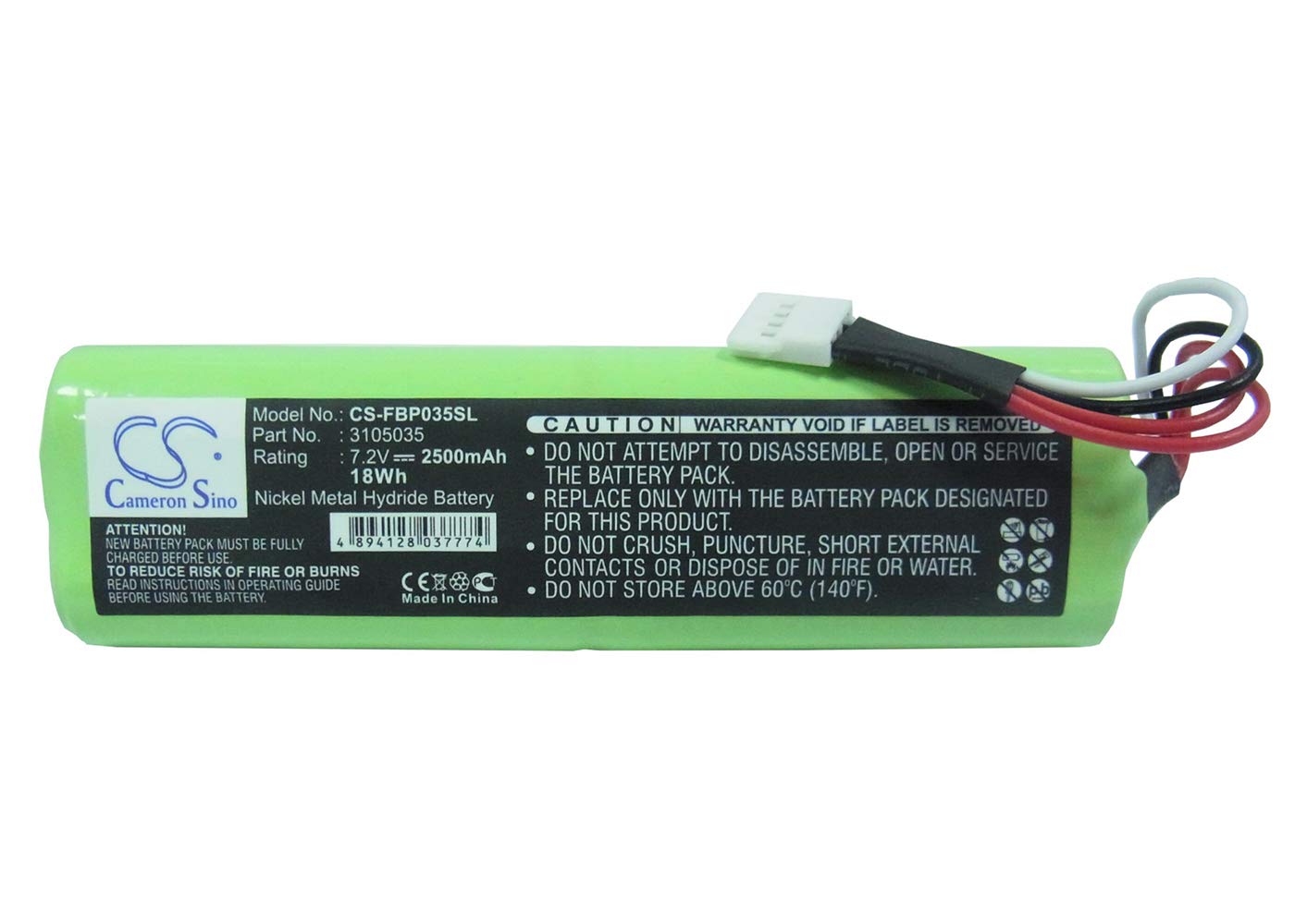 VINTRONS, FLUKE 3105035, 3524222, Ti20-RBP Replacement Battery for FLUKET i10, Ti-10, Ti-20, Ti20-RBP, Ti25, Ti-25, TiR, TiR1,
