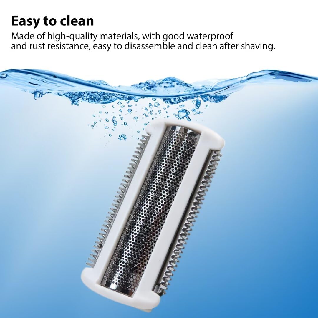BRL130 BRL140 BRE620 BRE640 BRE650 BRE630 White Trimmer Shaver Head Foil Replacement Compatible with Philips Norelco Bodygroom