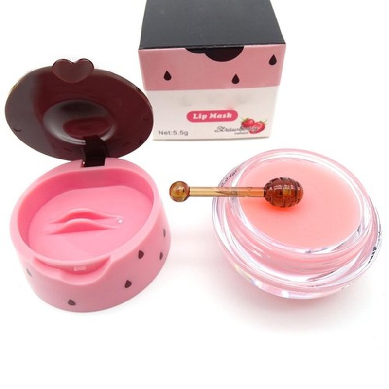 10 PCS Bee Lip Balm Honey Pot, Honey Lip Mask Bulk, Moisturizing Lip Sleeping Mask Hydrating Prevention Dry & Cracked Lip, Reduce Lip Lines and Wrinkles, Mothers Day Gifts，Bulk Gifts