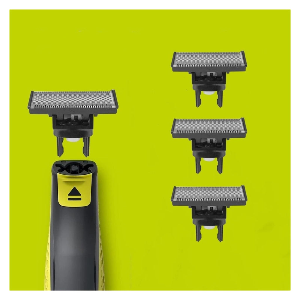 Shaver Replacement Blade & Nose Hair Trimmer Replacement Heads Compatible for Philips OneBlade QP2520, QP2630, QP6510 - Multi-Functional Parts for Beard & Nose Grooming(2 Nose Hair Knife)