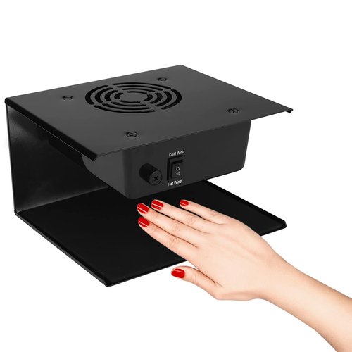 QUTUNI Nail Dryer for Regular Polish, 300W Nail Drying Fan with Hot and Cool Air, Professional Air Nail Dryer for Manicure Salon and Daily Home Use