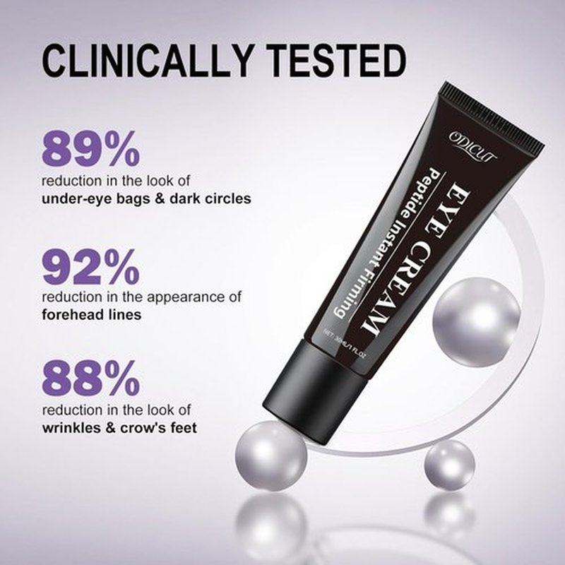 Temporary Instant Eye Tightener Cream – 30 ML Under Eye Cream for Men & Women, Helps Improve the Appearance of Dark Circles, Puffiness & Fine Lines, Anti-Aging & Firming, Mild Hydrating Formula,1PACK