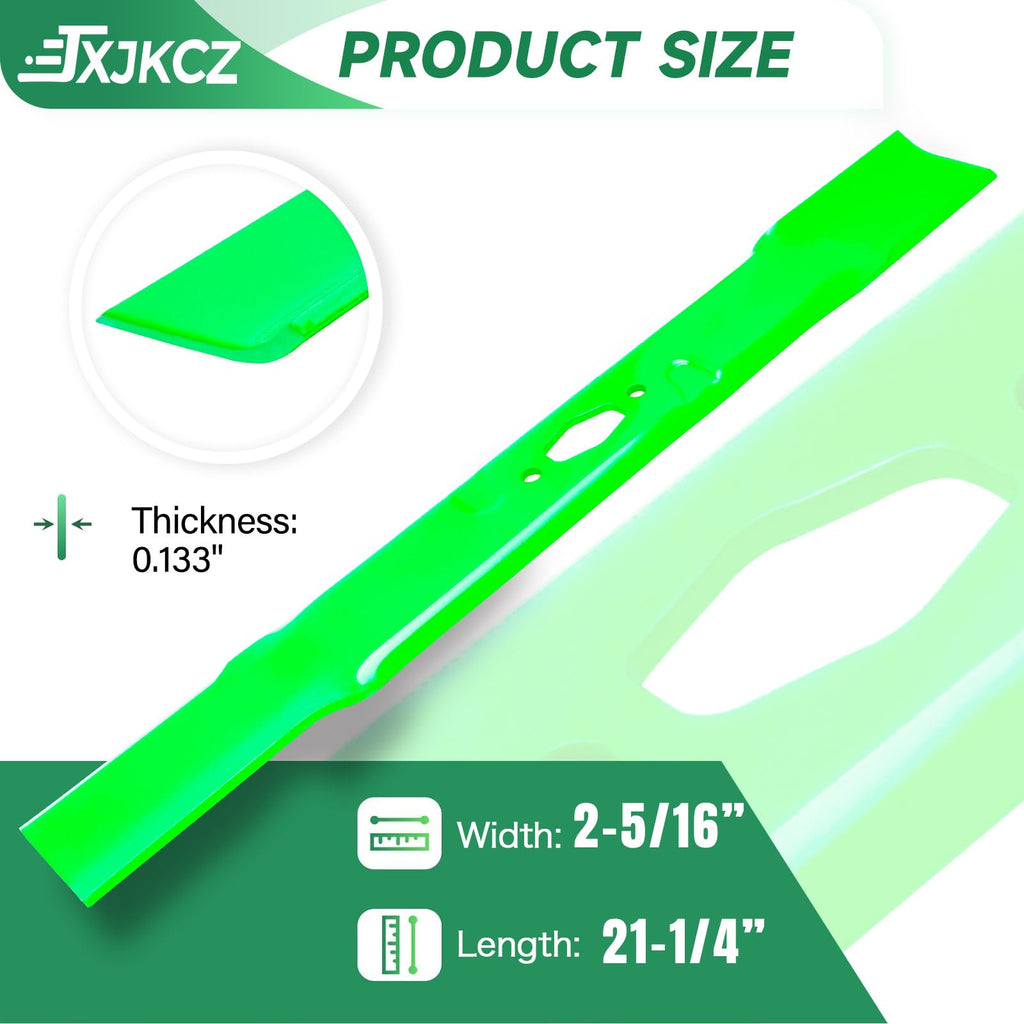 JXJKCZ 42" Mower Blades Set for Cub Cadet MTD Craftsman XT1-LT42 XT2-LX42 Z5200 Lawn Mower Replaces OEM 742P05177-L 490-110-C198 CMXGZAM110199 2 Pack