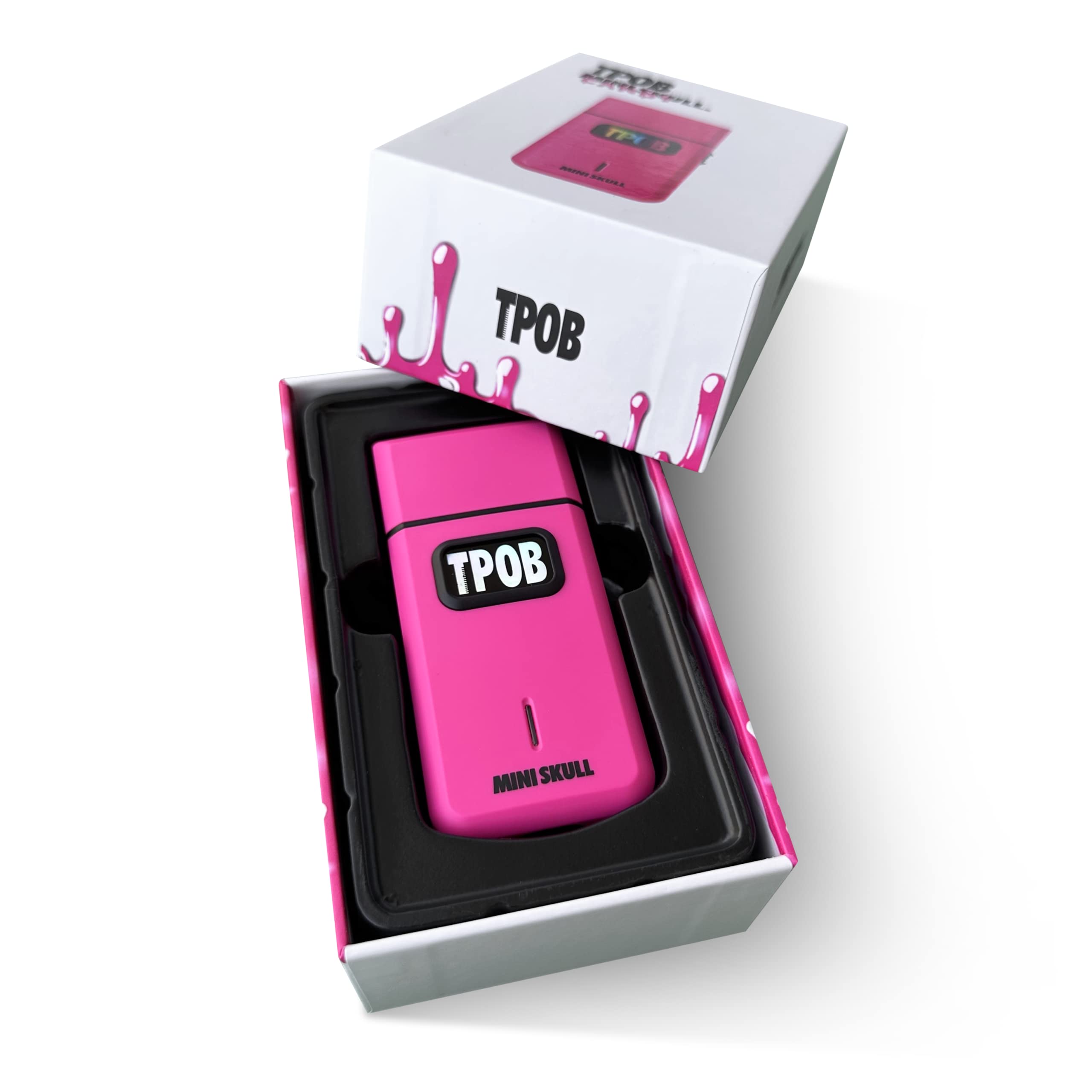 TPOB Mini Skull Single Shaver Compact Design that can fit in Your Pocket with a Turbo Charged Motor, Perfect for Both Professional and at-Home use (Candy)