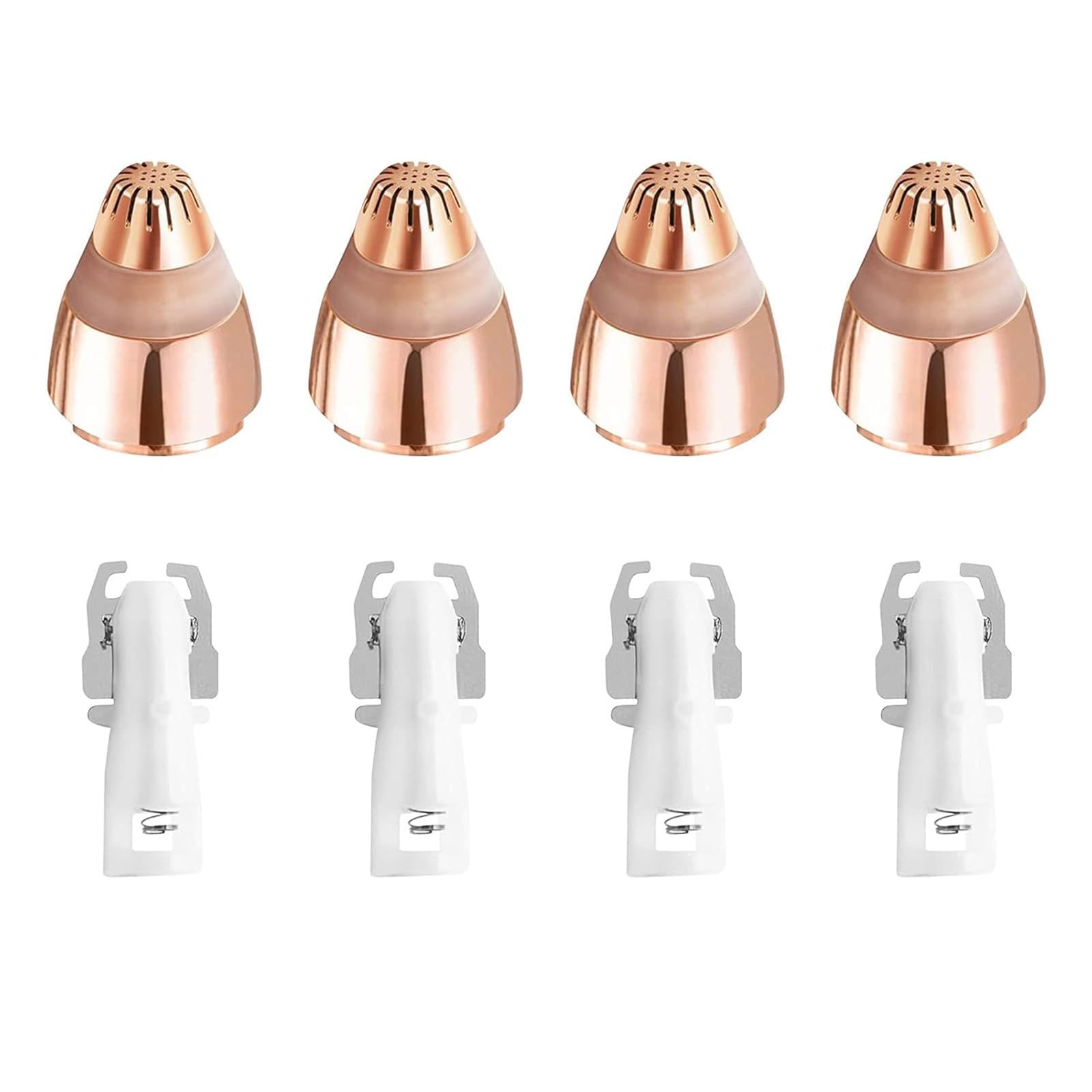 Facial Hair Removal Tool for Women Smooth Finishing, Eyebrow Hair Remover Replacement Heads, Touch Flawless Facial with Cleaning Brush, Painless Replacement Blades for Flawless Brows Hair Removal