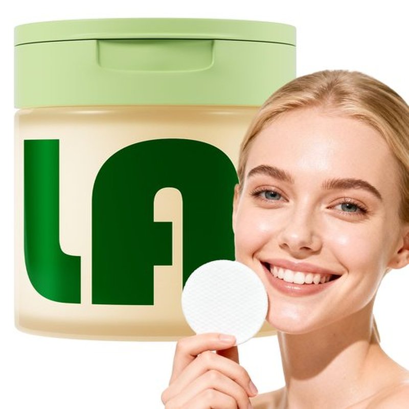 100 Count Toning Polish Pads, Skincare Toner Pads for Dark Spots, Wrinkles & Dull Skin - Hydrating Facial Treatment with Snail Mucin, Niacinamide, Peptides & Centella