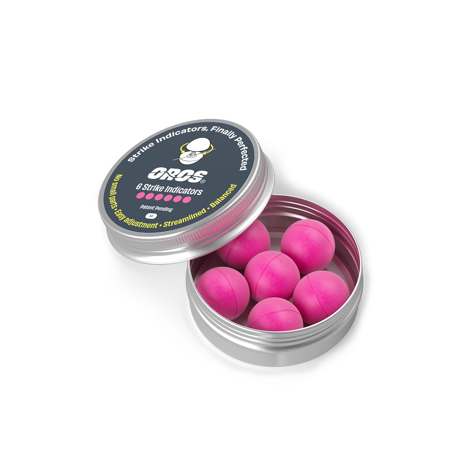 Oros Strike Indicator 6-Pack (Medium, Pink)