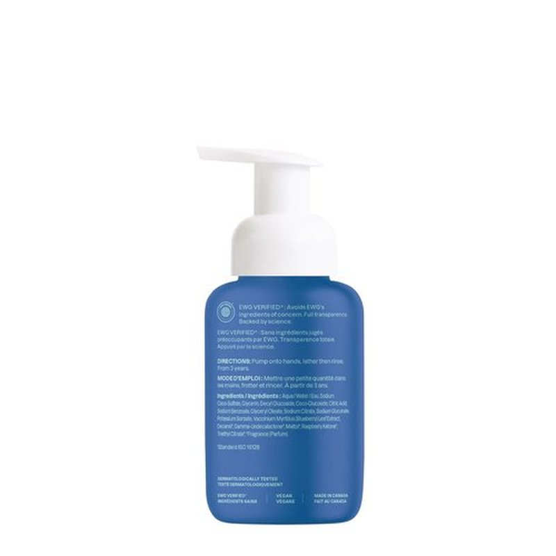 ATTITUDE Foaming Hand Soap for Kids - EWG Verified, Vegan, Plant-Based Ingredients, Blueberry, 10 Fl Oz