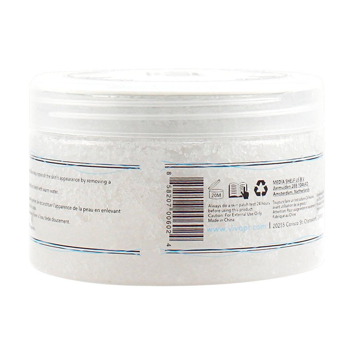 Vivo Per Lei Dead Sea Salt Scrub - Body Exfoliating Scrub with Dead Sea Minerals - Sea Salt for Hands, Feet & Body - Body Scrub to Gently Exfoliate Skin - Pack of 2