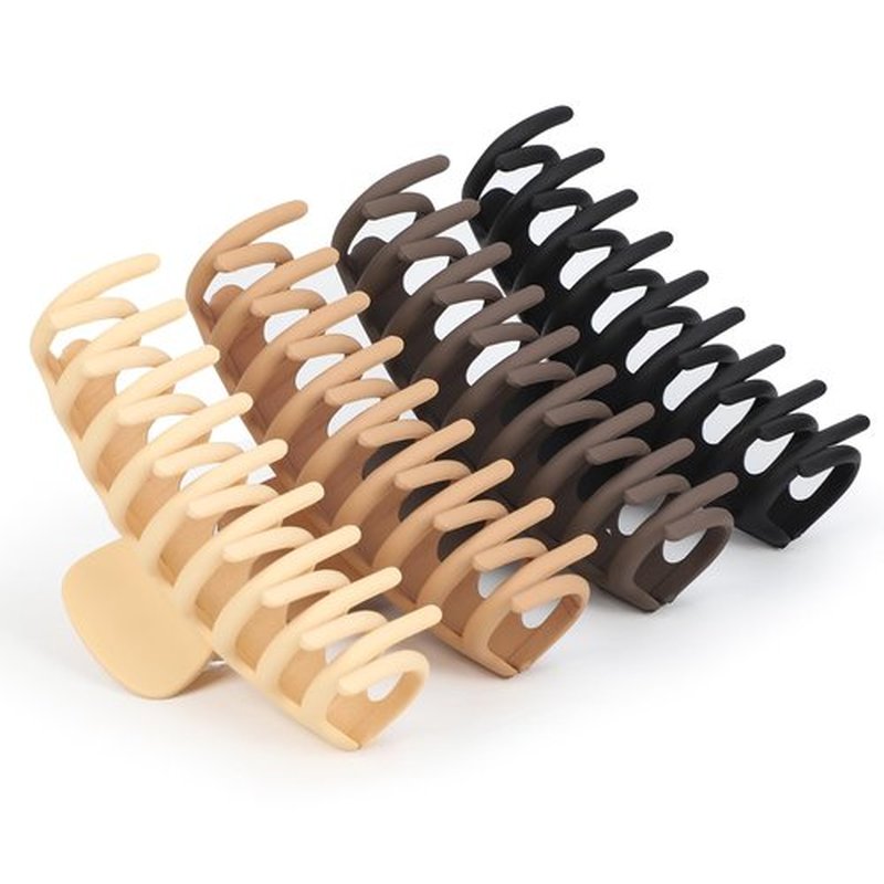 Hair Accessories for Women Hair Clip, Matte Non-Slip Large Hair Clips for Women and Girls, Large Claw Clips for Thick Hair Claw Clip (4 Pack)