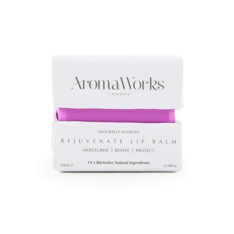 AromaWorks London Rejuvenate Lip Balm - Deeply Moisturizing Treatment for All Weather - 0.34 Oz