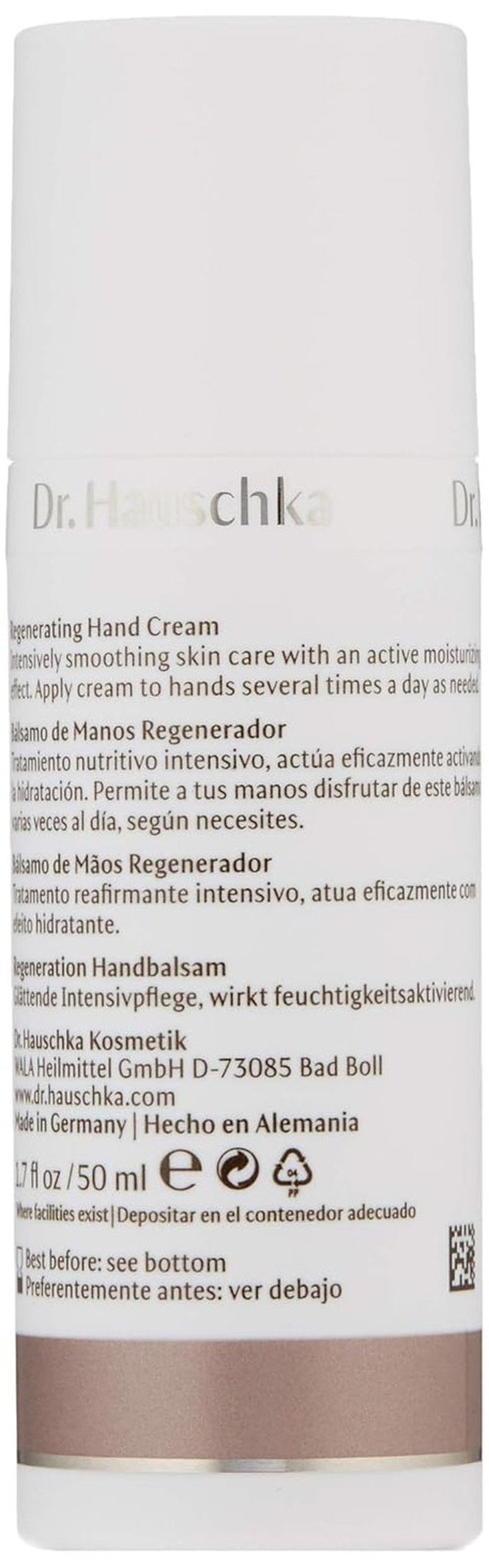 Dr. Hauschka Regenerating Hand Cream - Nourishing Formula for Soft Skin | 1.7 Fl Oz