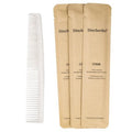 Hair Combs Bulk, Disposable Wheat Straw Combs Individually Wrapped Combs for Hotel, Travel, Airbnb, Charity, Church, Homeless (Pack of 50)