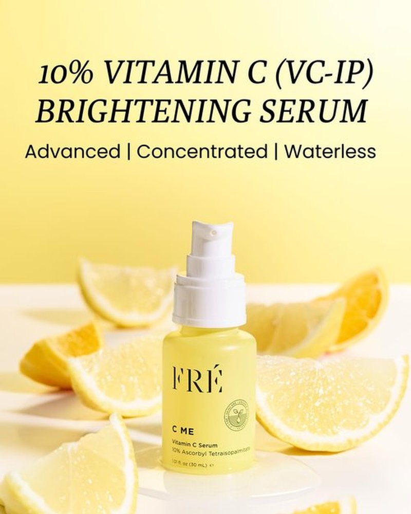 FRÉ Vitamin C Serum - Brightening Face Serum for Dark Spots & Dull Skin, 1.01 fl oz