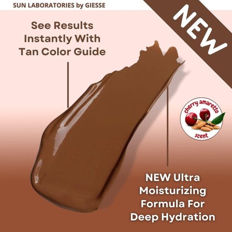 Sun Laboratories Ultra Dark Self Tanning Lotion - Organic Formula for Dark Tones, 4 oz