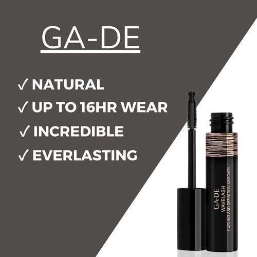 GA-DE Wavelash Mascara - Thickens & Volumizes Lashes with Wavemax Technology - Black - 0.49 oz